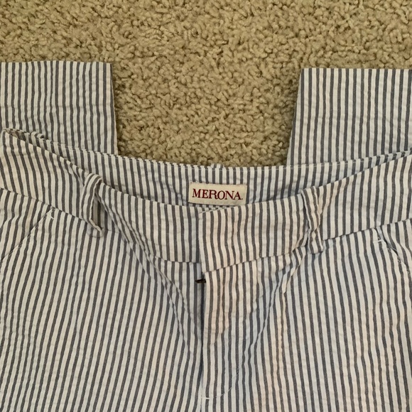 “MERONA” 💙 Super Cute 💛Classic Coupe Capri pants - Picture 14 of 16